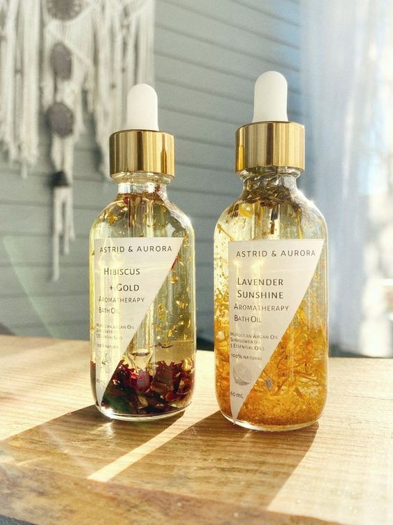 Botanical Bath Oil Set
